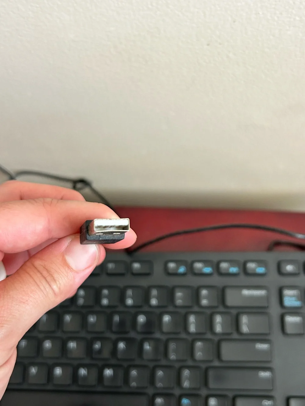 Genuine Dell KB216t USB Wired PC Computer Black Slim Keyboard